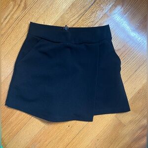 Forever 21 Black Wrap Skort